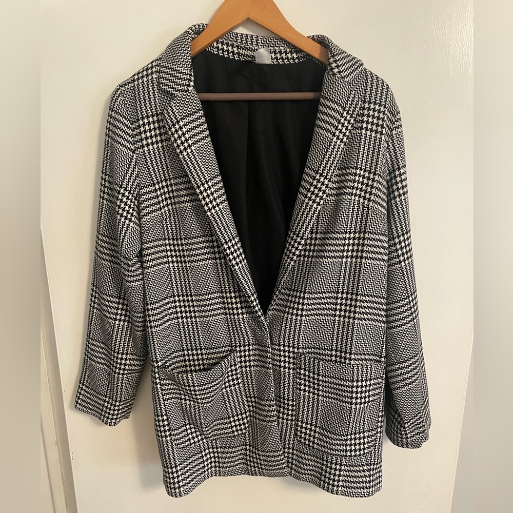 H&M Dividen Check Blazer